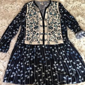 Boho dress long sleeve